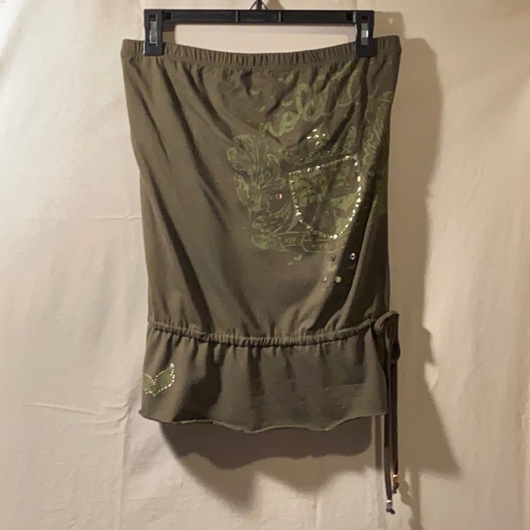 Cute, long halter top w/ built in bralette. - Picture 1 of 10